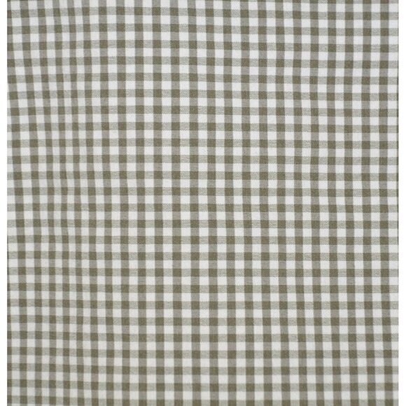 Chico's Olive Green Gingham Checked Wide Ankle Pants Size 2 US L 12 Stretch - Picture 3 of 7